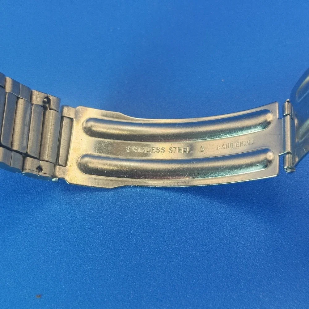 Vintage 1988 Pulsar by Seiko Day Date 35mm Mens Quartz Dress Watch Full Box Set
